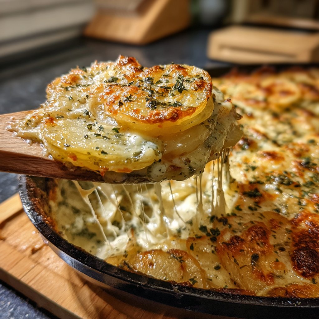 Creamy Herb Potato Bake