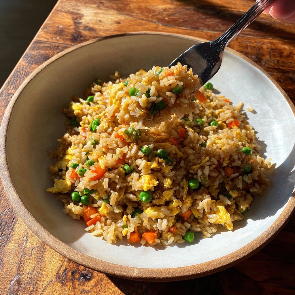 Quick 10 Minute Egg Fried Rice