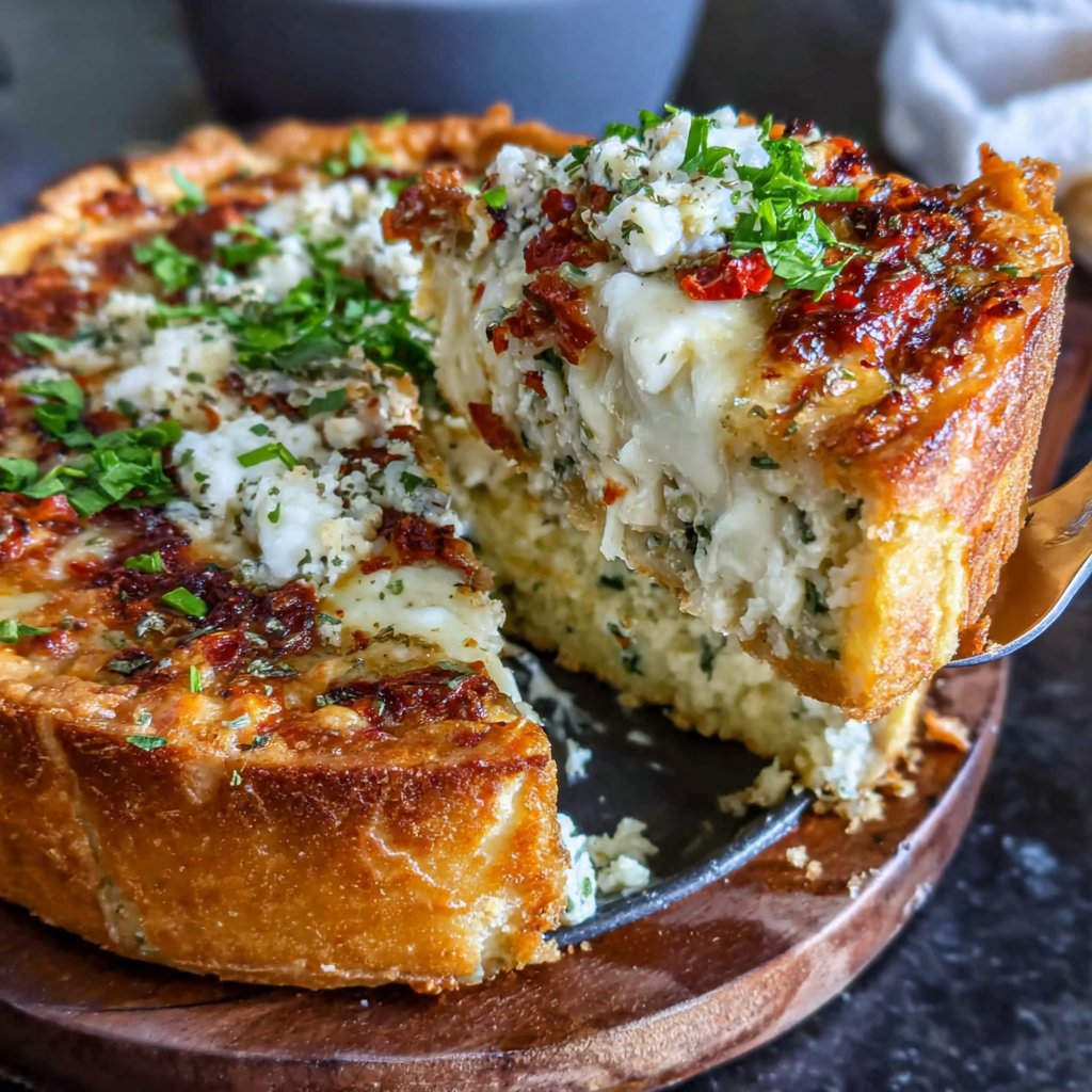 Savory Herb Crusted Quiche