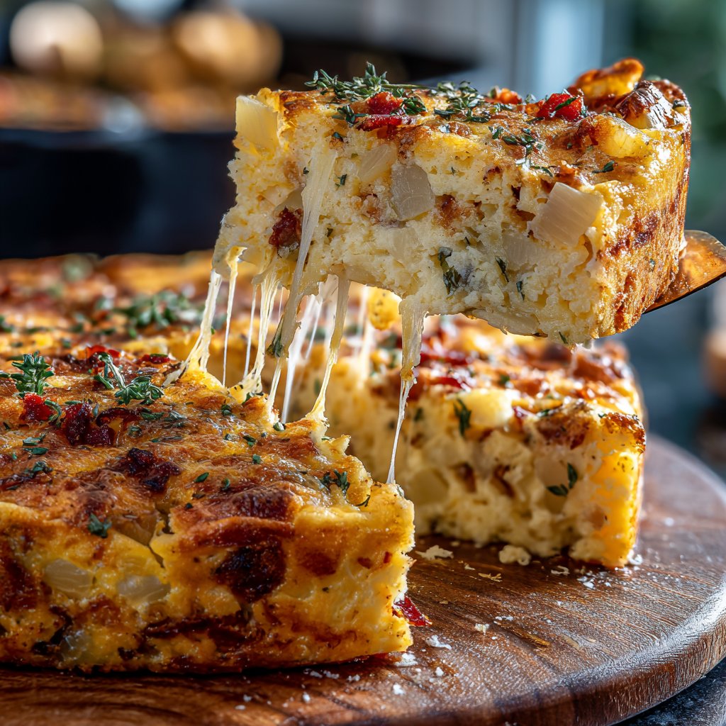 Irish Cheddar Breakfast Casserole