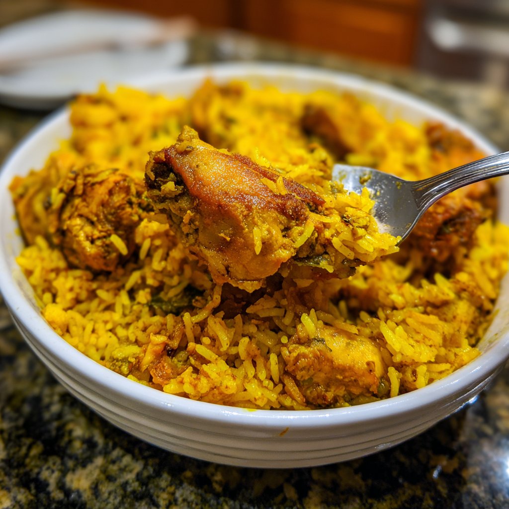 Golden Turmeric Chicken and Rice