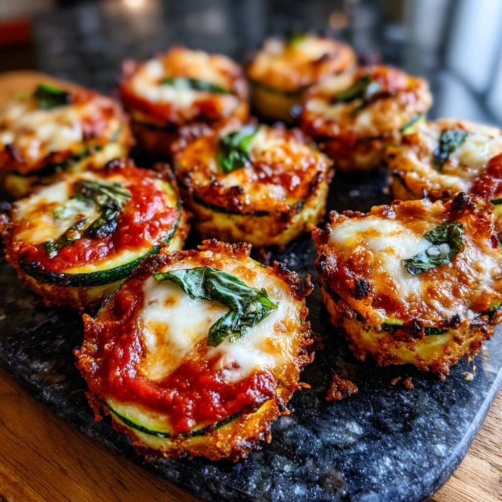 Zucchini Pizza Bites