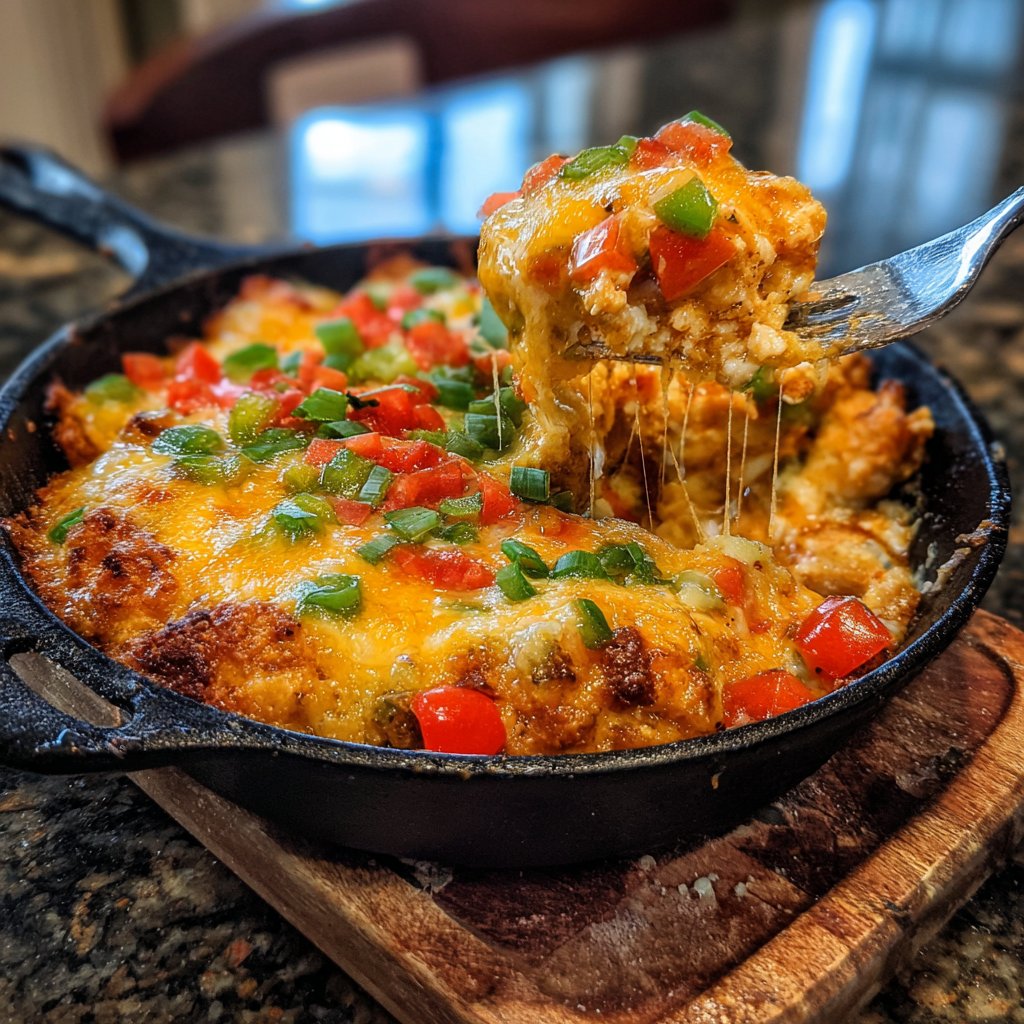 Easy Chicken Enchilada Skillet