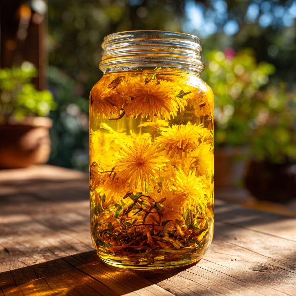 Refreshing Dandelion Herbal Infusion
