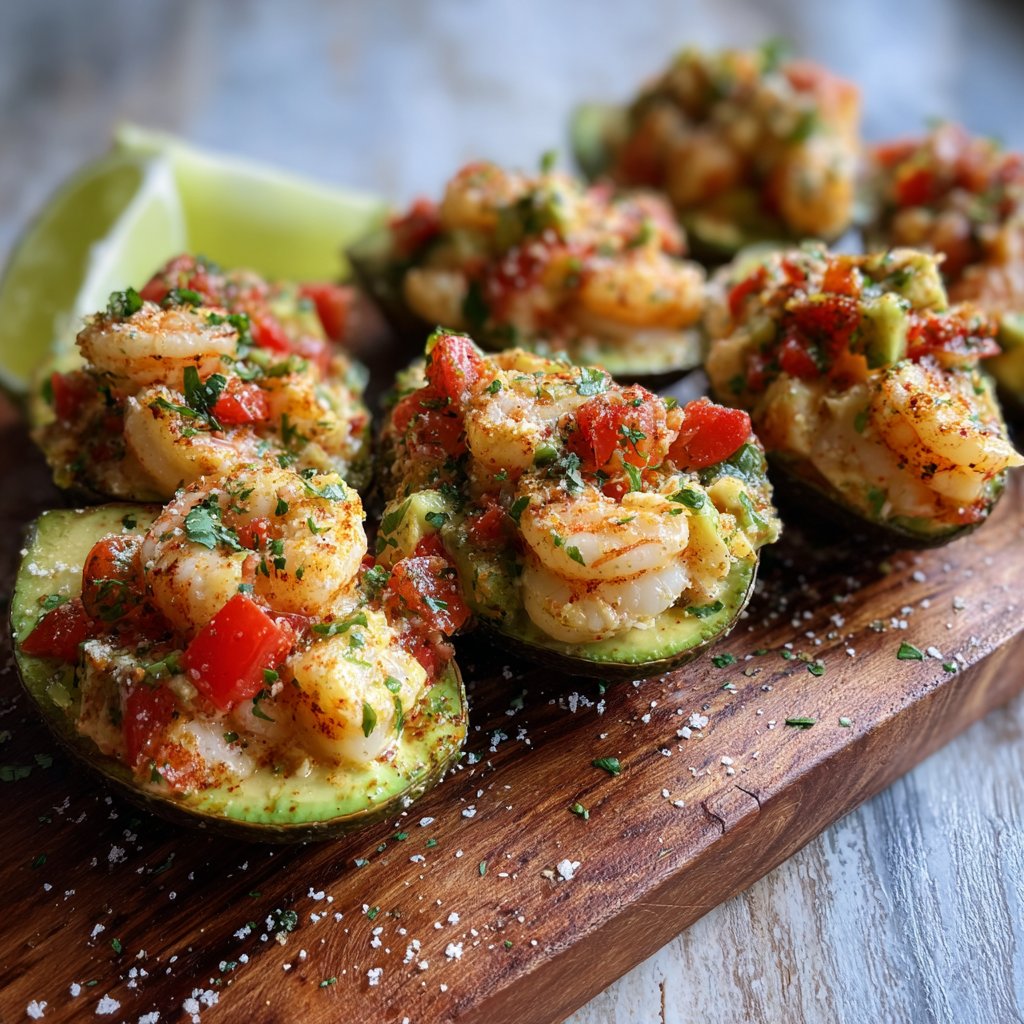 Seafood Stuffed Avocado Cups