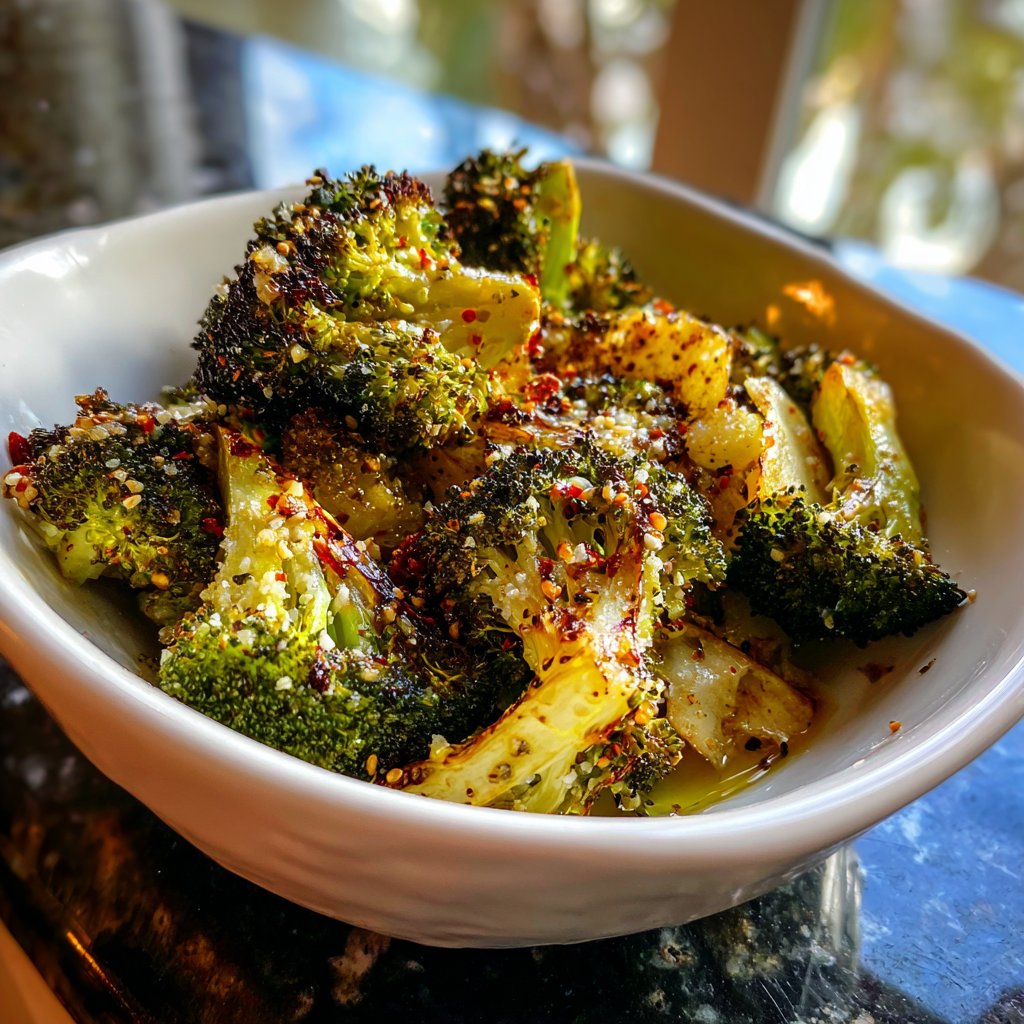 Roasted Broccoli Apple Side Dish