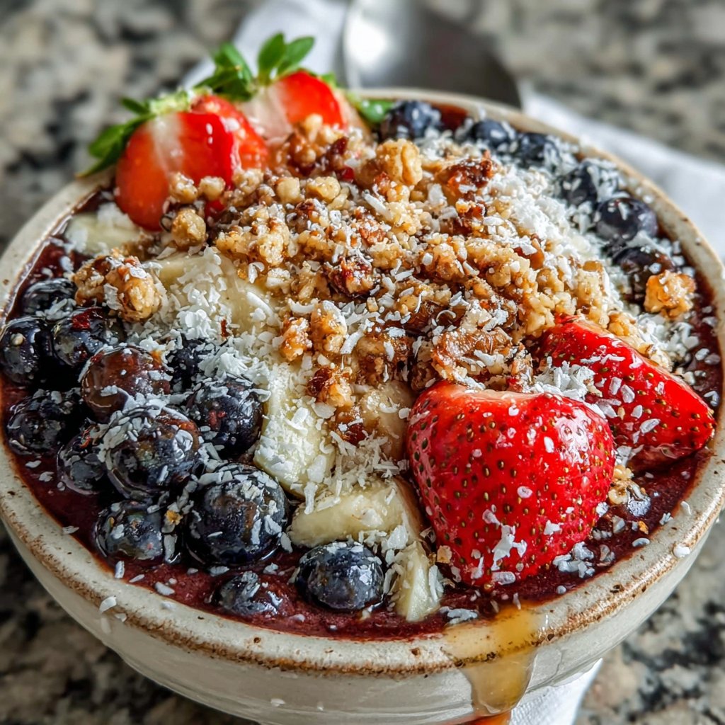 Berry Smoothie Bowl for Guests
