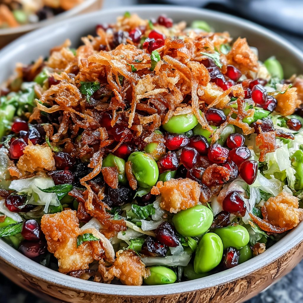 Edamame & Pomegranate Toss